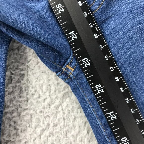 7FAM Womens Size 26 Slim Illusion Raw Hem Cropped Skinny Jeans w/ 23" Inseam - Picture 15 of 16
